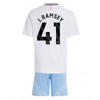 Maglia Calcio Aston Villa Jacob Ramsey #41 Seconda Divisa Bambino 2024-25 Manica Corta (+ pantaloncini)